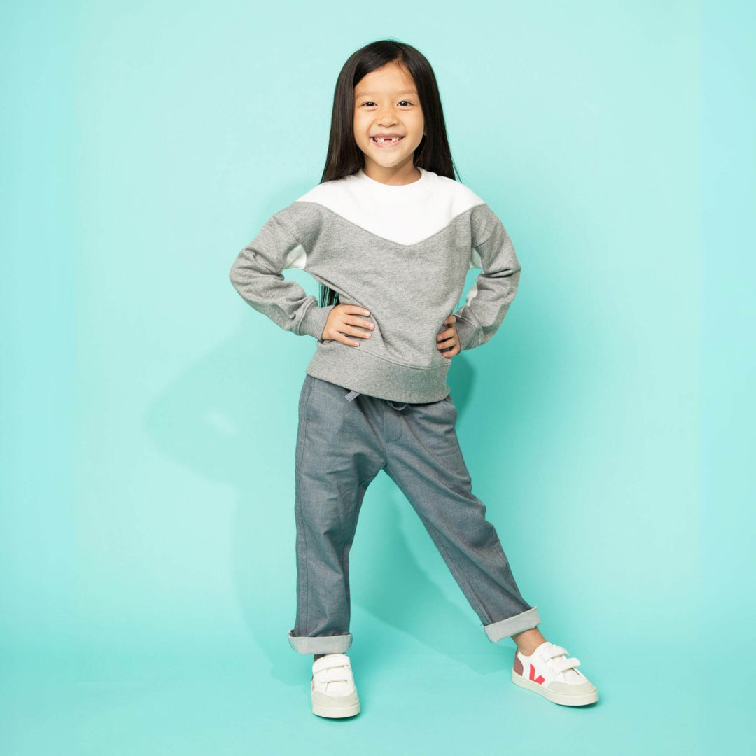 Colorblock Fleece Sweatshirt