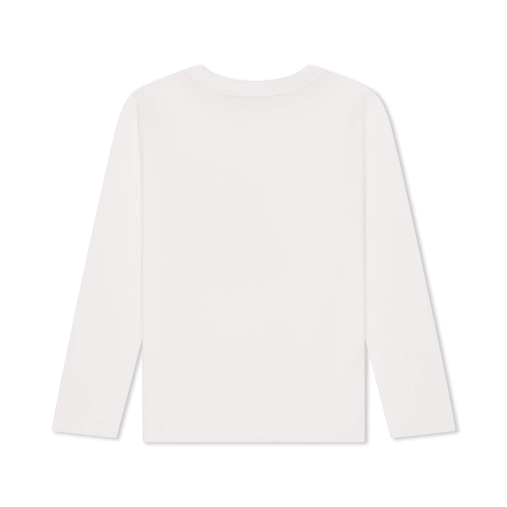 kids white long sleeve shirt