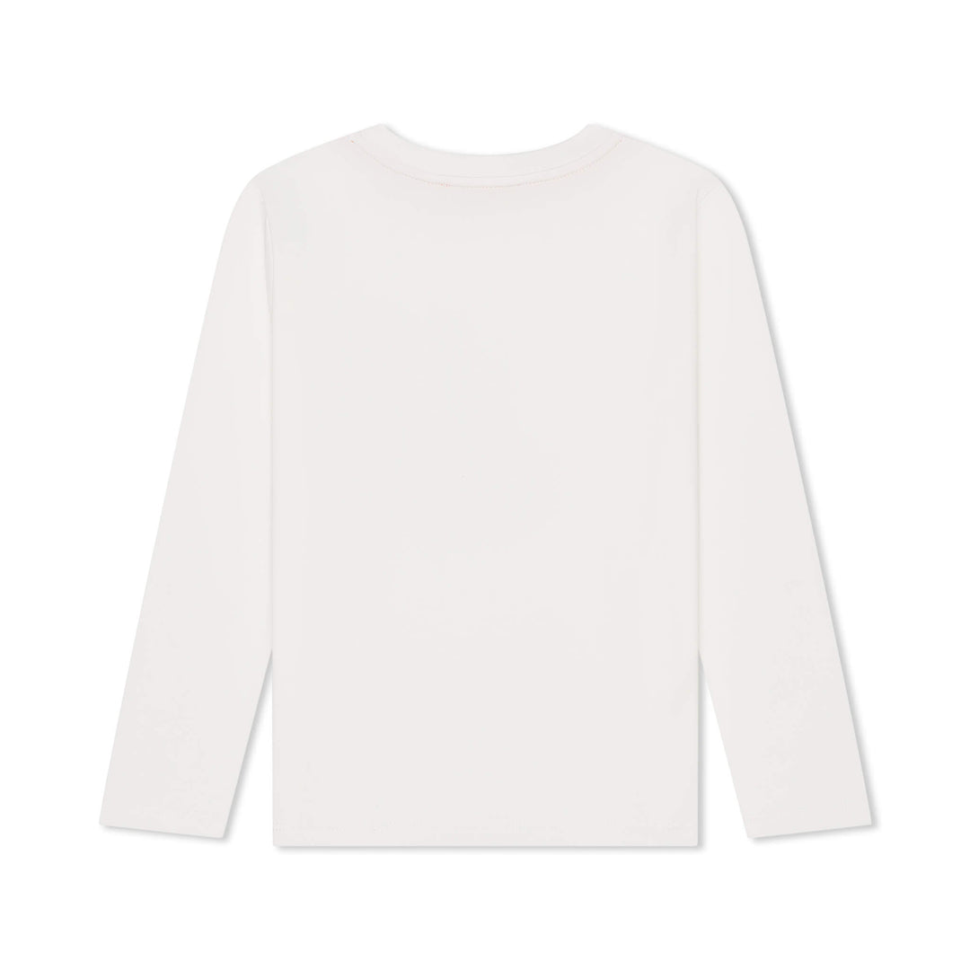 kids white long sleeve shirt