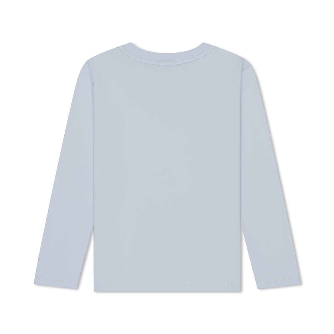 Long Sleeve Graphic Tee (Dusty Blue)