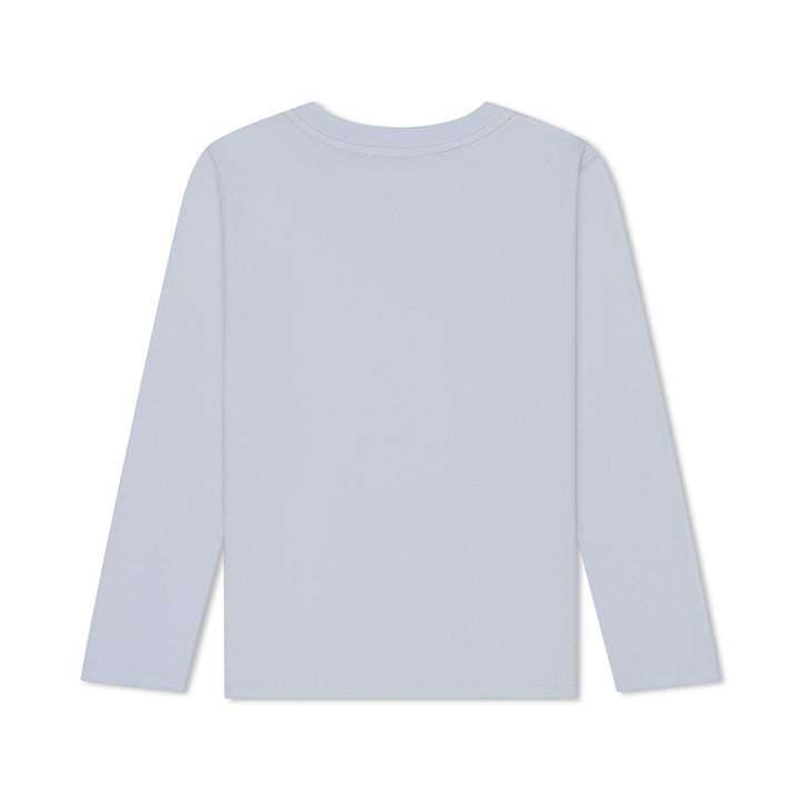 Long Sleeve Graphic Tee (Dusty Blue)