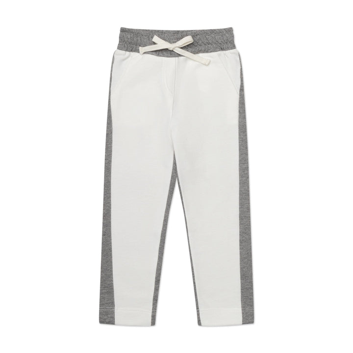 Firebird Bottoms Colorblock Fleece Joggers Made in NYC and LA Unisex 100 Percent Organic Kids Clothes