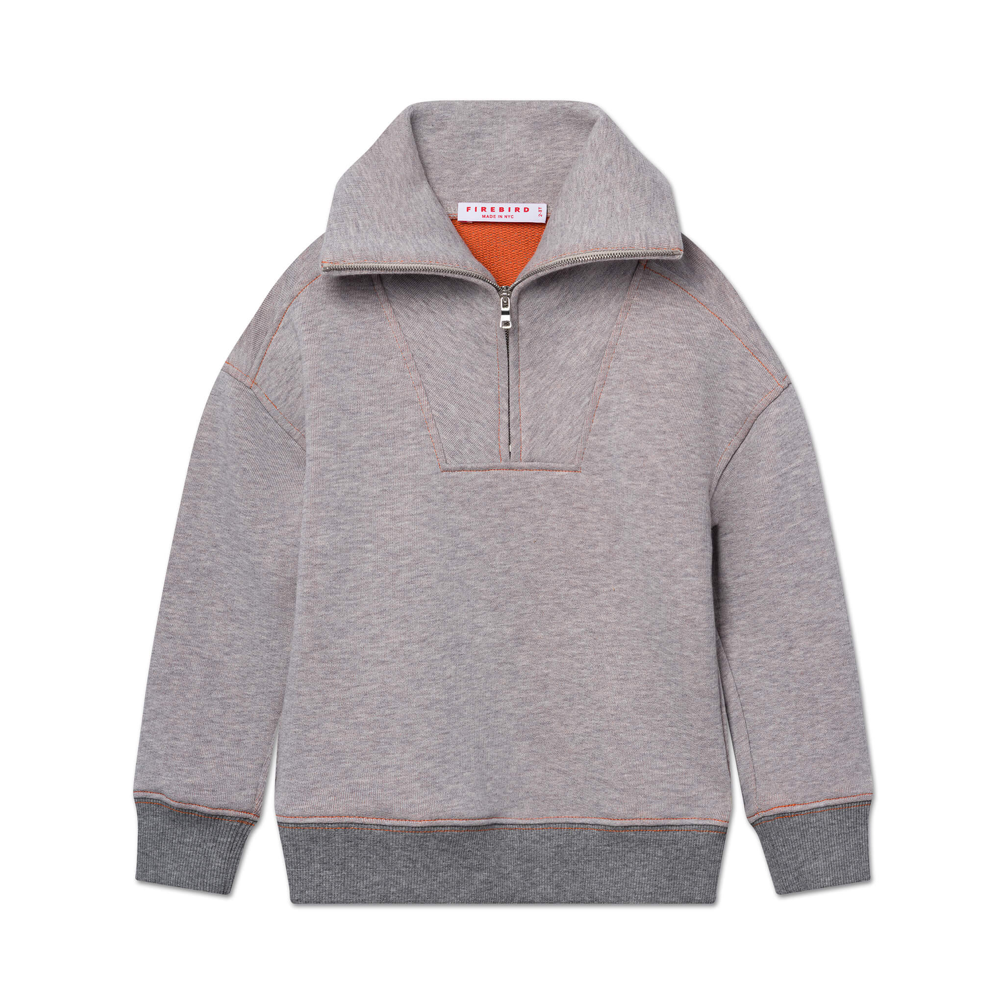 Buy Half-Zip-Mockneck-Sweatshirt | Unisex Organic Cotton – Firebird