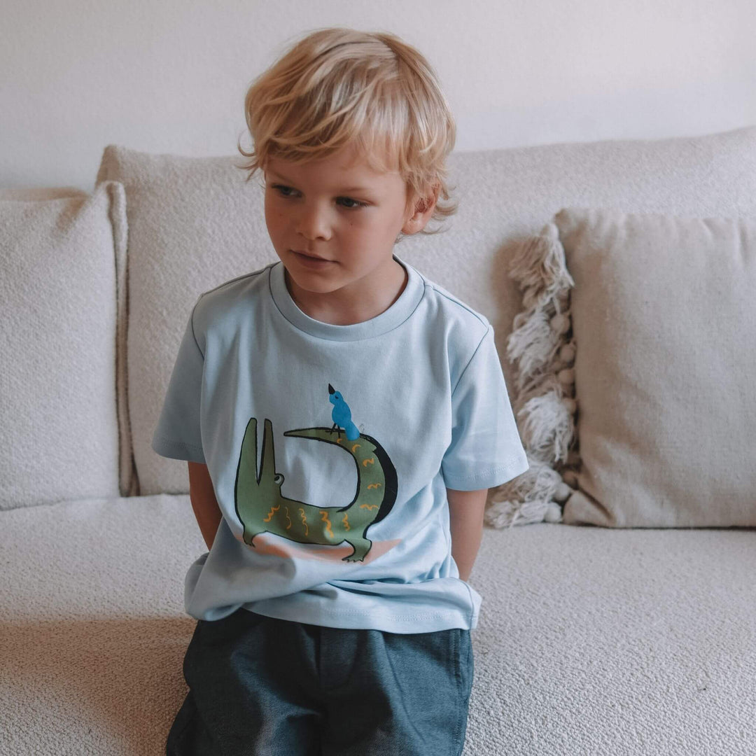 Graphic Tee (Powder Blue)