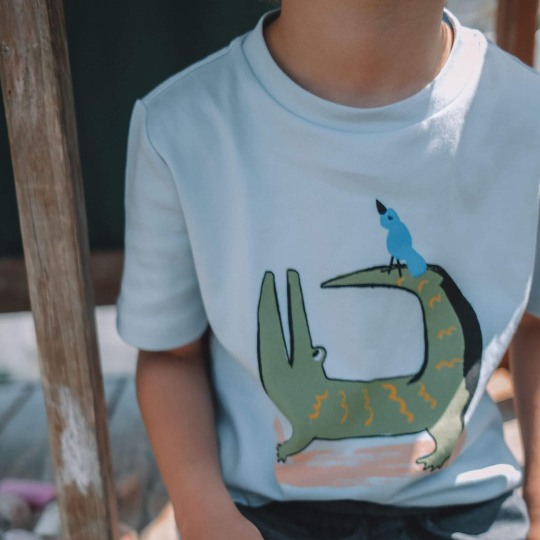 Graphic Tee (Powder Blue)