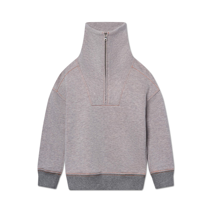 Half Zip Mockneck Sweatshirt