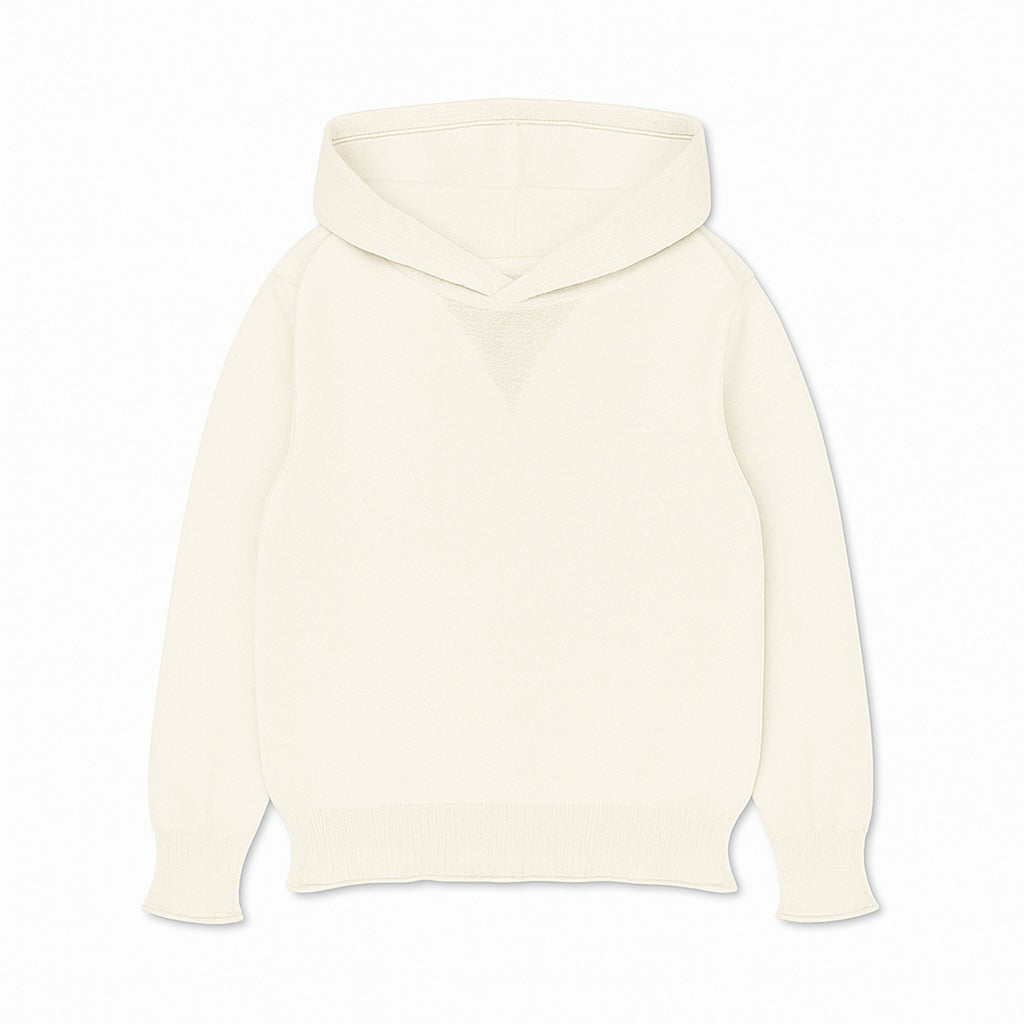 Cotton Cashmere Hoodie Sweater