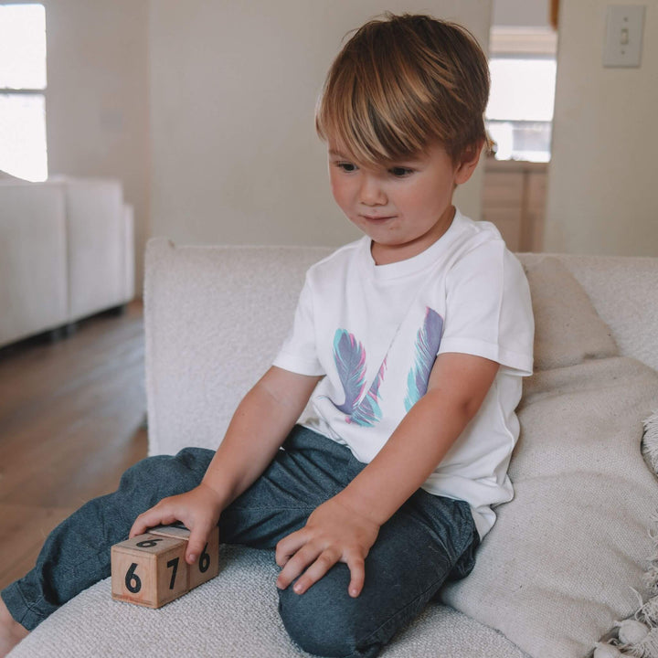 Three Feathers Tee
