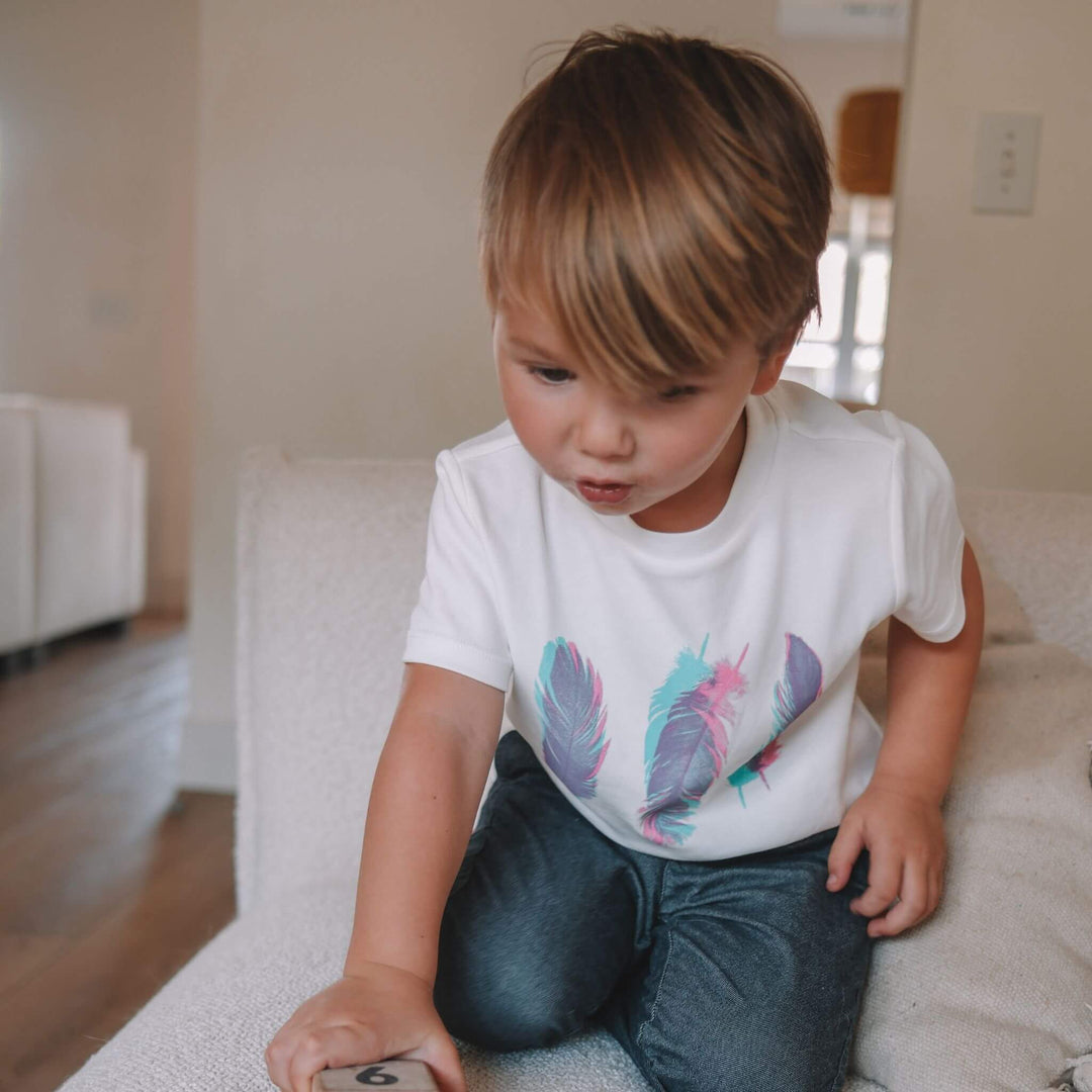 Three Feathers Tee