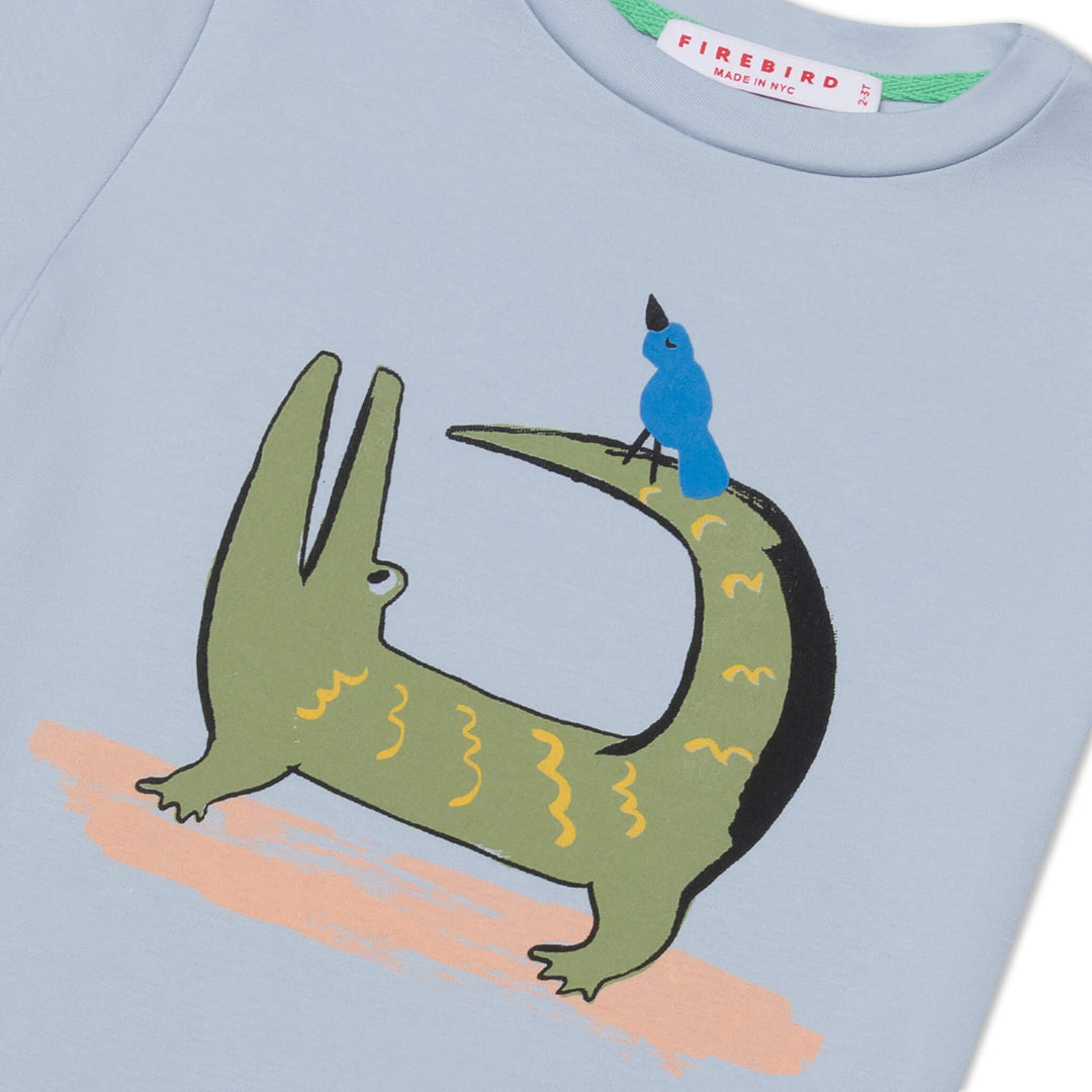 Graphic Tee (Powder Blue)