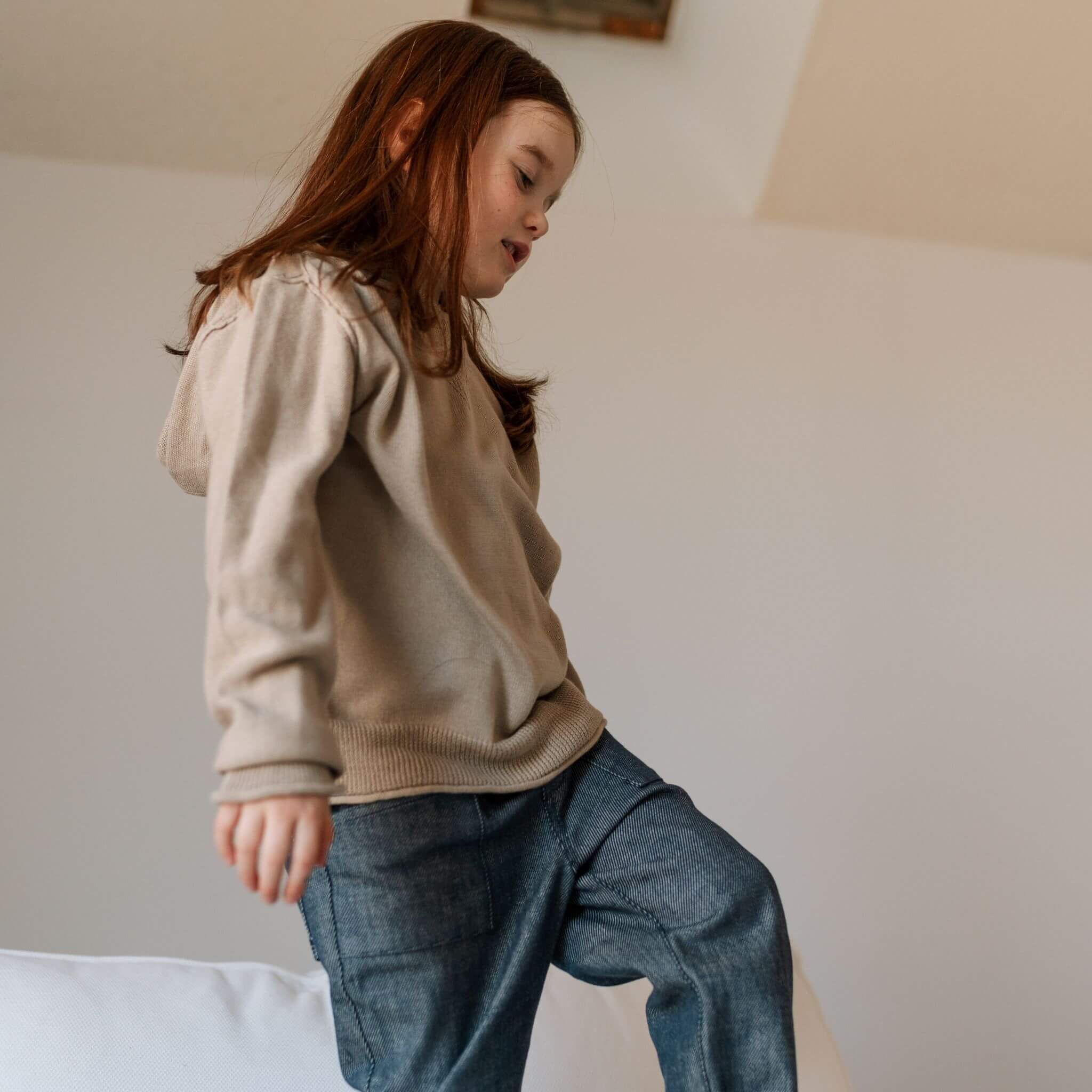 Cotton Cashmere Hoodie Sweater