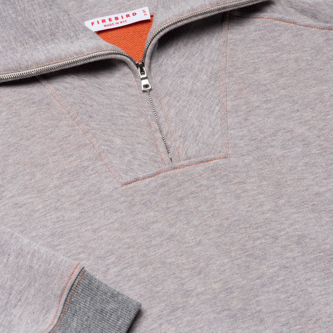 Half Zip Mockneck Sweatshirt