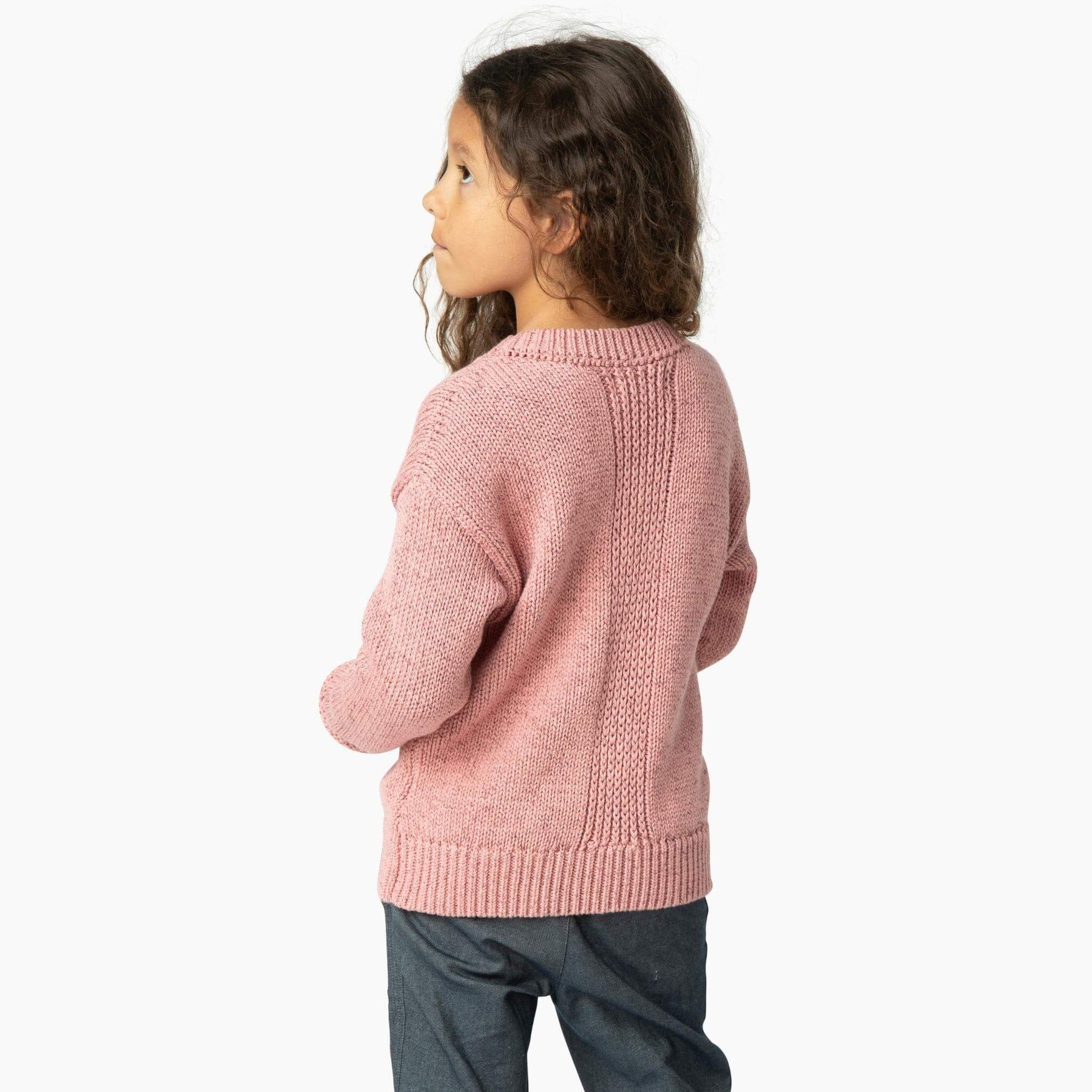 Marled Sweater, made from Firebird 100% Organic – Cotton. Italian