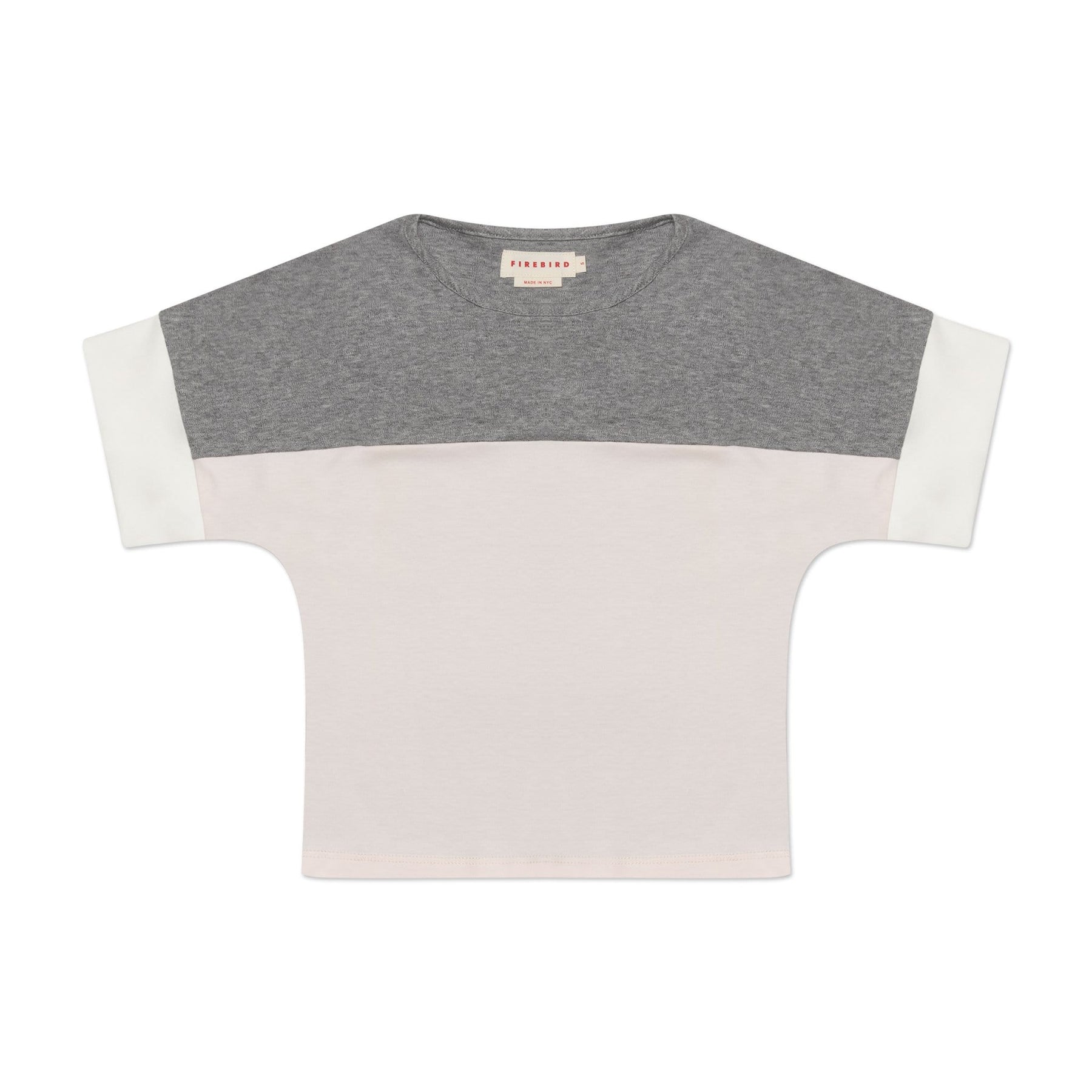 100% Organic Cotton Colorblock Tee – Firebird | T-Shirts